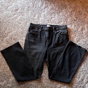 J. Crew Curvy Full Length Demi Boot Women's Jeans - Charcoal Black Wash